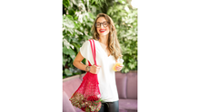 Load image into Gallery viewer, EcoTrendy Vegetable Mesh Bag | Honey comb pattern | Organic cotton
