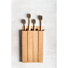 Load image into Gallery viewer, Bamboo Toothbrush | Pack of 4
