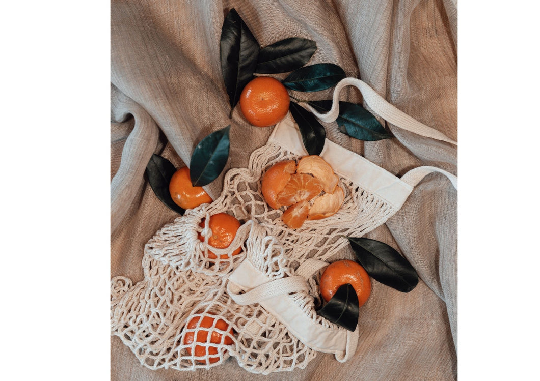 EcoTrendy Vegetable Mesh Bag | Honey comb pattern | Organic cotton