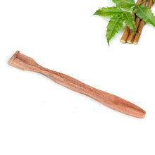 Load image into Gallery viewer, EcoTrendy Handcrafted Neem Wood Tongue cleaner | Anti-Bacterial | Pack of 2
